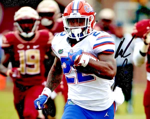Lamical Perine Florida Gators signed Autogramm 8x10 Football Foto 20 Draft a - Bild 1 von 1