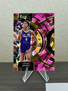 2024 Panini Select Lexie Brown Purple Cracked Ice Los Angeles Sparks #200 - Picture 1 of 3
