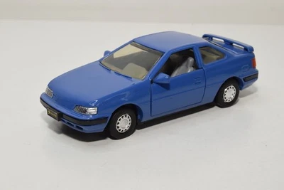 B75 1:32 KINGSTAR MINI CAR CLOVER KOREA HYUNDAI SCOUPE S COUPE LS BLUE EXC. COND - Immagine 1 di 4