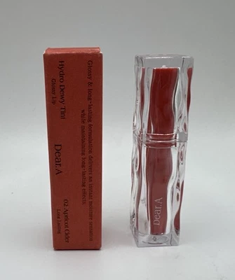 Tinte Dear.A Hydro Dewy ~ 02 SIDRA DE ALBARICOQUE ~ Tinte de labios 1,8 g / 0,06 OZ Foto 1 de 2