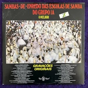 O MELHOR Sambas-De-Enredo Das Escolas de Samba Do Grupo 1A LP BRAZIL NM - Picture 1 of 6