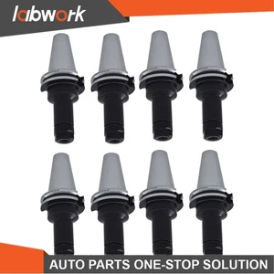 Labwork 8 Chucks Tool Holder Set W. 4" Long Gage Length CAT40-ER16 Collet Chucks - Picture 1 of 12