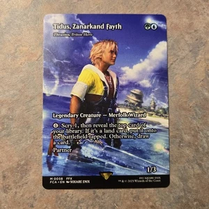 Tidus, Zanarkand Fayth, BORDERLESS, Thrasios, Triton Hero FCA 0058 NM MTG Magic - Picture 1 of 3