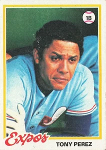 1978 Topps #15 Tony Perez - Picture 1 of 2
