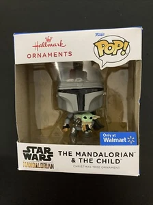 Star WarsHallmark The Mandalorian & Child Funko Pop Christmas Tree Ornament - Picture 1 of 5