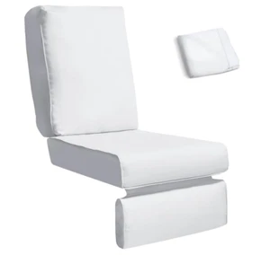 ART TO REAL ONLY Funda, Silla Reclinable Exterior Repuesto Cojín Funda Blanco - Imagen 1 de 8