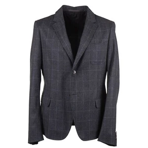 Gucci 'Cambridge' Soft Mid-Weight Gray Flannel Wool Sport Coat 40R (Eu 50) - Picture 1 of 10