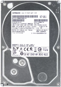 FESTPLATTE HITACHI 7K3000 HDS723020BLA642 2TB 7200U/min SATA III 64MB 3.5'' Zoll - Bild 1 von 2