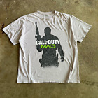 Call Of Duty Modern Warfare 3 Cream Graphic Tee Gamer T-Shirt 2010s