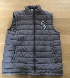 Seattle Mariners 2022 Puffy Vest SGA 4/22/22 Adult XL Extra Large EUC - Picture 1 of 7