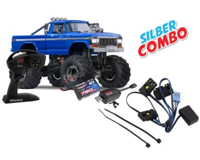 Traxxas TRX-4MT Ford F150 Monster Truck blau Silber Combo TRX98044-1-BLUE-SIL... - Bild 1 von 3
