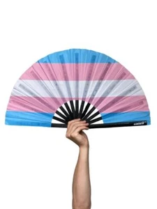 Trans Flag Fan by Fan Club - Picture 1 of 1