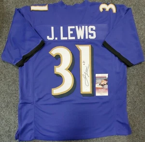 BALTIMORE RAVENS JAMAL LEWIS AUTOGRAPHED SIGNED JERSEY JSA COA - Picture 1 of 3