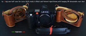 LUIGI PREMIUM CASE for LEICA SL2-D,STRAP,BATTERY SLOTS+UPS INCL,pls SELECT COLOR - Picture 1 of 15