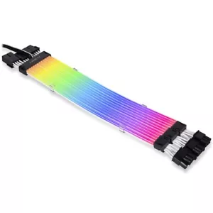 Lian Li Strimer Plus V2 ARGB Triple 8 Pin GPU PSU Extension Cable PW12-PV2 - Picture 1 of 4