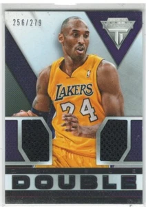 2013-14 Panini Titanium Kobe Bryant Game Worn Doppia Maglia Card #’d /279 - Foto 1 di 2