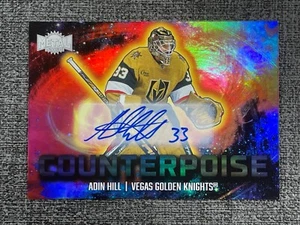 Adin Hill 2024-25 Skybox Metal Universe Hockey Counterpoise Auto 1:600 #14OF30CT - Picture 1 of 2