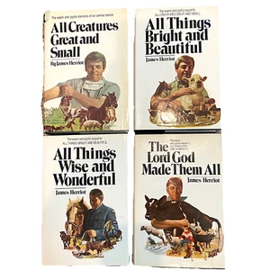 JAMES HERRIOT Lot of 4 HCDJ - All Creatures Great and Small etc 1st Editions - Picture 1 of 24
