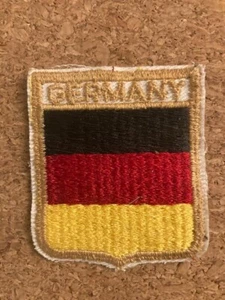 Parche Chaqueta Temática Bandera País Alemania Vintage ~ Viajes y Turismo Sin Usar 3" - Imagen 1 de 3