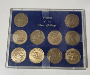 NobleSpirit ) Missions of the Orbiter Challenger Bronzemedaille 10er Set - Bild 1 von 4