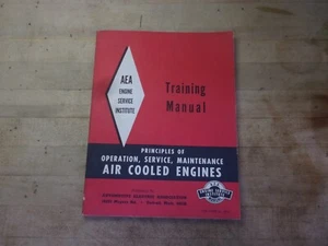 vtg AEA engine service institute training manual air cooled engine FREE SHIPPING - Picture 1 of 14