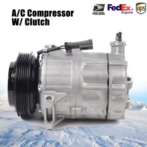 Compresor de aire acondicionado con embrague para Saturn Ion 4 puertas 2,2 L 2,4 L 2005-2007 - Imagen 1 de 10