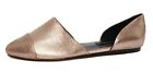 Steven By Steve Madden Saxon Womens Metallic Almond Toe Flats Sz 7.5M N3680*