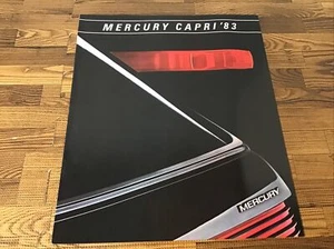 Mercury Capri 1983 12 páginas catálogo de folletos de ventas de automóviles de Canadá - RS Black Magic - Imagen 1 de 5