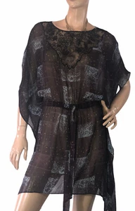 🌻 * SPENCERLACEY AUS SIZE XS SILK KAFTAN STYLE TOP/DRESS BNWT RRP $299.95 - Bild 1 von 9