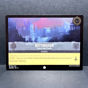 2024 DISNEY LORCANA INTO THE INKLANDS NOTTINGHAM 203/204 (LÁMINA) COMÚN - Imagen 1 de 2