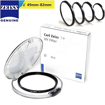 Carl Zeiss T* Anti-reflective Coating UV Filter 49 52 55 58 62 67 72 77 82 95mm - Image 1 of 4