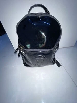 Tommy Hilifiger Patent Leather Black Backpack  - Image 1 of 4