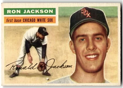 1956 Topps - Ron Jackson #186 Gray Back - Image 1 of 2