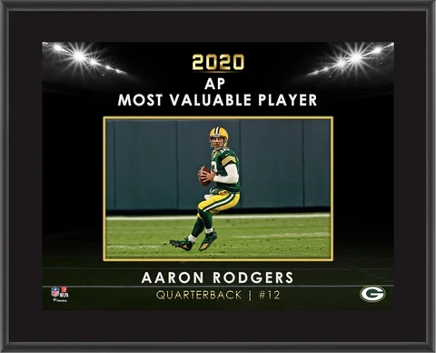 Aaron Rodgers Green Bay Packers 2020 Most Valuable Player 10.5 Cover