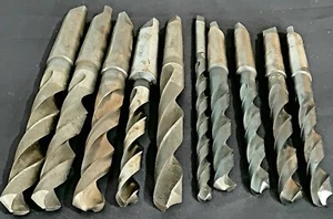 Kegelschaft Bohrer Bits Maschinist Schnellarbeitsstahl USA Hersteller Menge 10 - Bild 1 von 12