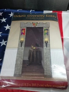 NEW Medieval Castle Door Doorway Knight Princess Party Decoration - Picture 1 of 8