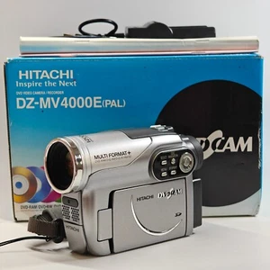 Hitachi DZ-MV4000E Camcorder Mini DVD CD 1200x Zoom Digital Video Camera - Boxed - Picture 1 of 9