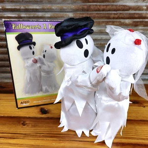 Halloween's A Hoot Animated Musical Dancing Ghost Couple Cracker Barrel RARE - Picture 1 of 16