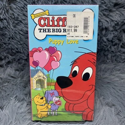 Clifford the Big Red Dog - Puppy Love VHS 2002 Classic Kids Cartoon New SEALED - Image 1 of 4