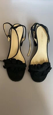 NUEVAS Sandalias Ivanka Trump Para Mujer con Correa al Tobillo Negras Talla US 6.5 Foto 1 de 3