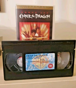 Vintage Bruce Lee VHS - Enter The Dragon 1998 Widescreen Kung Fu Martial Arts - Picture 1 of 4
