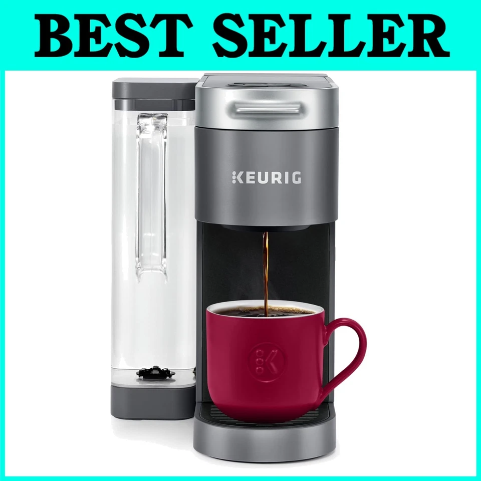 Gray K-Cup Pod Coffee Maker, Travel Mug Friendly - Image 1 of 4