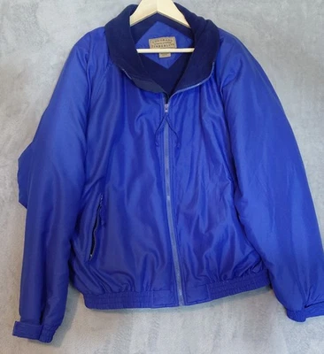 Colorado Timberline Men's 2 XL Lined Winter Jacket. Royal Blue Zipper Front - Image 1 of 4