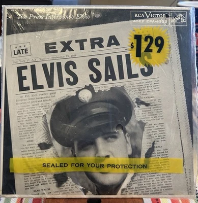 ELVIS PRESLEY 45 EP ELVIS SAILS EPA-4325 SUPER CLEAN Still In Loose Baggy- 1959 - Image 1 of 4