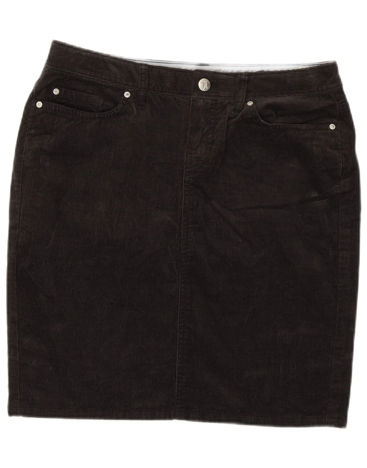 TOMMY HILFIGER Mujer Falda Pana EE. UU. 4 Pequeña W28 Gris Algodón CP06 Foto 1 de 3