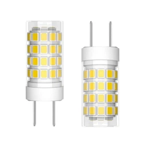 2-Pack GY6.35 LED Bulb 4W Bi-pin Base 40W Halogen Bulb Replacement T4 JC Type... - Picture 1 of 7