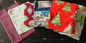 Scrap Lot 8 - Six Holiday Fabrics - Picture 1 of 2