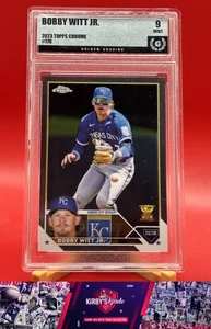 2023 Topps Chrome #176 Bobby Witt Jr. Graded 9 - Bild 1 von 2
