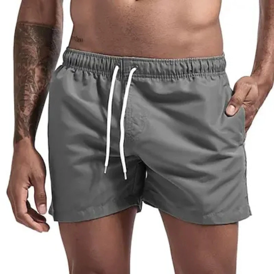 Men's Quick Dry Swim Trunks with Pockets Beach Surfing Summer Comfort Gym Gift - Image 1 of 4