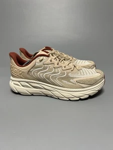 Hoka One One U Clifton LS “Shifting Sand / Rust” Running Shoes Men's Size 10 - Picture 1 of 21